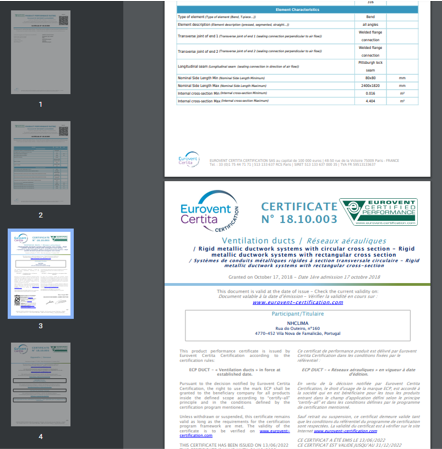 ECC - Merged product performance report and certificate
